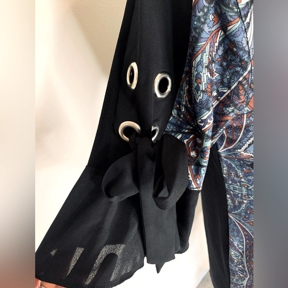 Desigual Yamina Mandala Shift Dress Women Medium Boho Rhinestone New With Tag - Picture 6 of 12